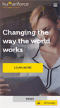 Mobile Screenshot of humanforce.com